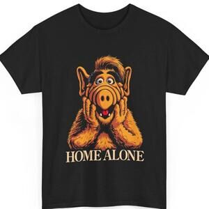 Cute Home Alone Alf Tee Funny Graphic Tshirt Movie Lover Gift